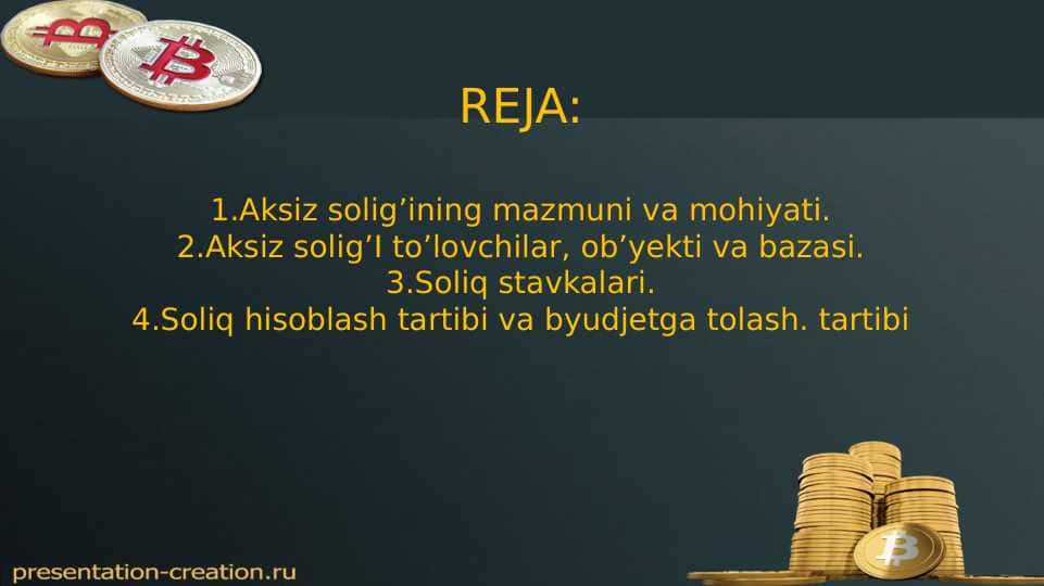 Aksiz solig’I