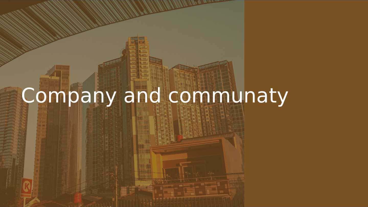 Company and community