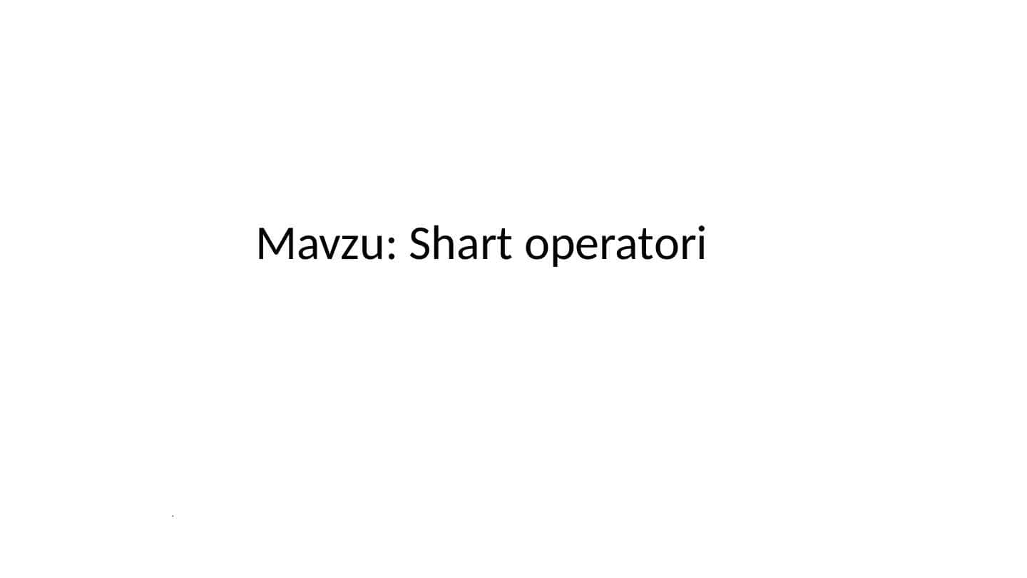 Shart operatori