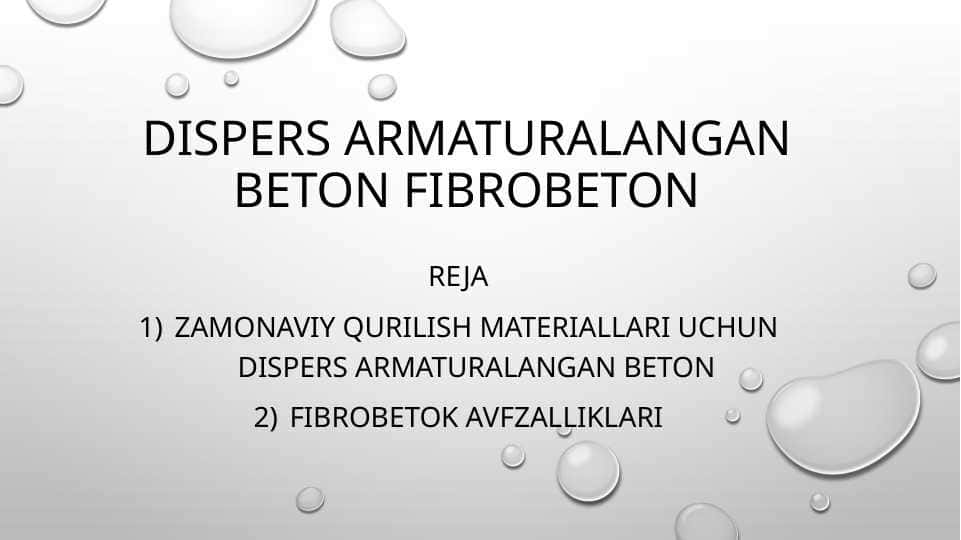 Disper armaturalangan beton