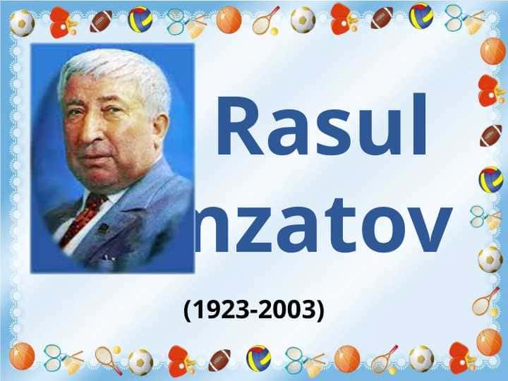 Rasul Hamzatov. Ona tili
