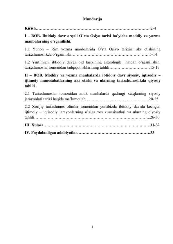 Ibtidoiy davr tariXshunosligi (1)