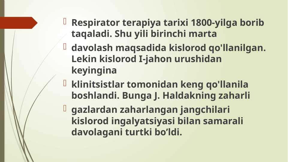 Respirator terapiya