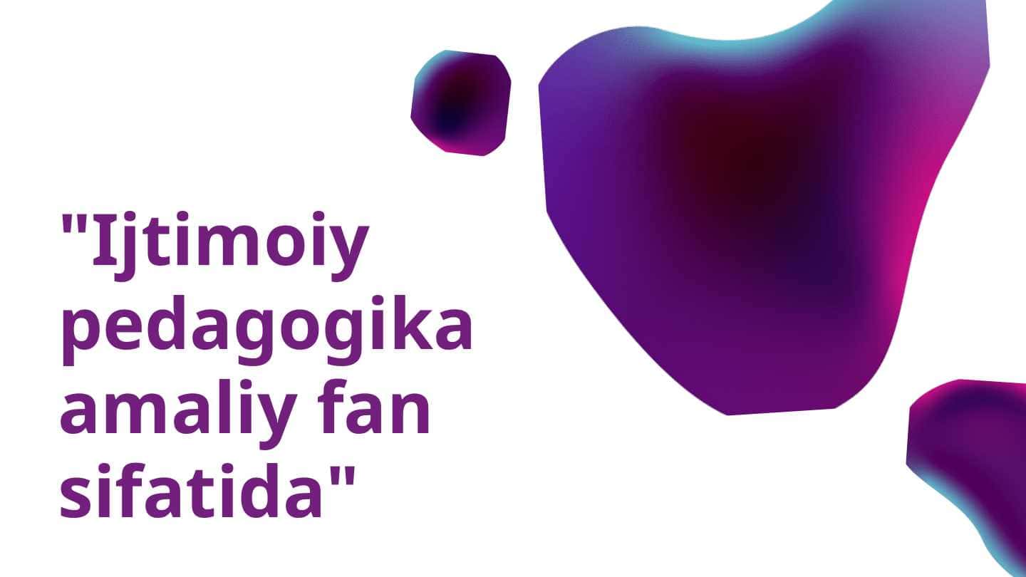 Ijtimoiy pedagogika