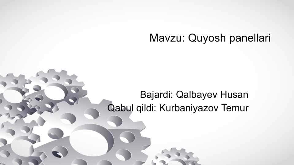 Quyosh paneli