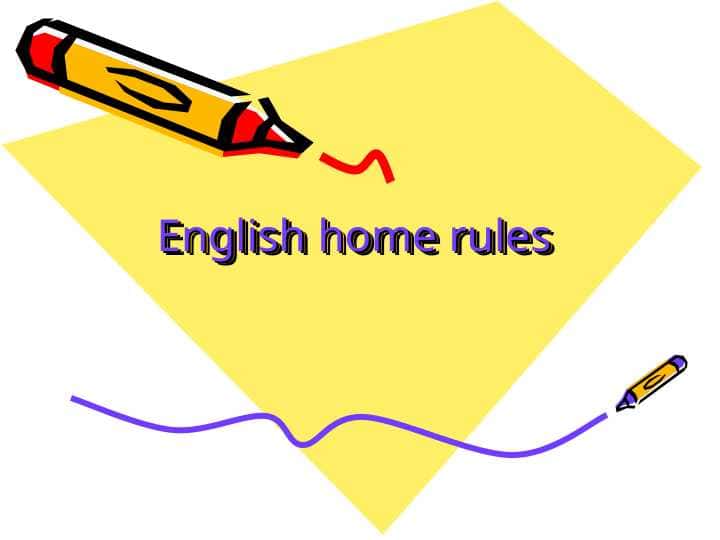 English home rules