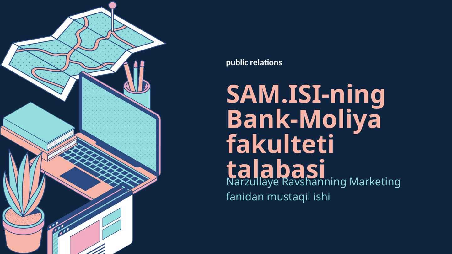 Pablic Relations haqida taqdimotlar