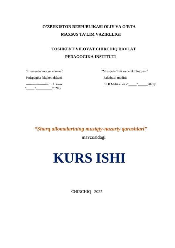 Sharq allomalarining musiqiy-nazariy qarashlari