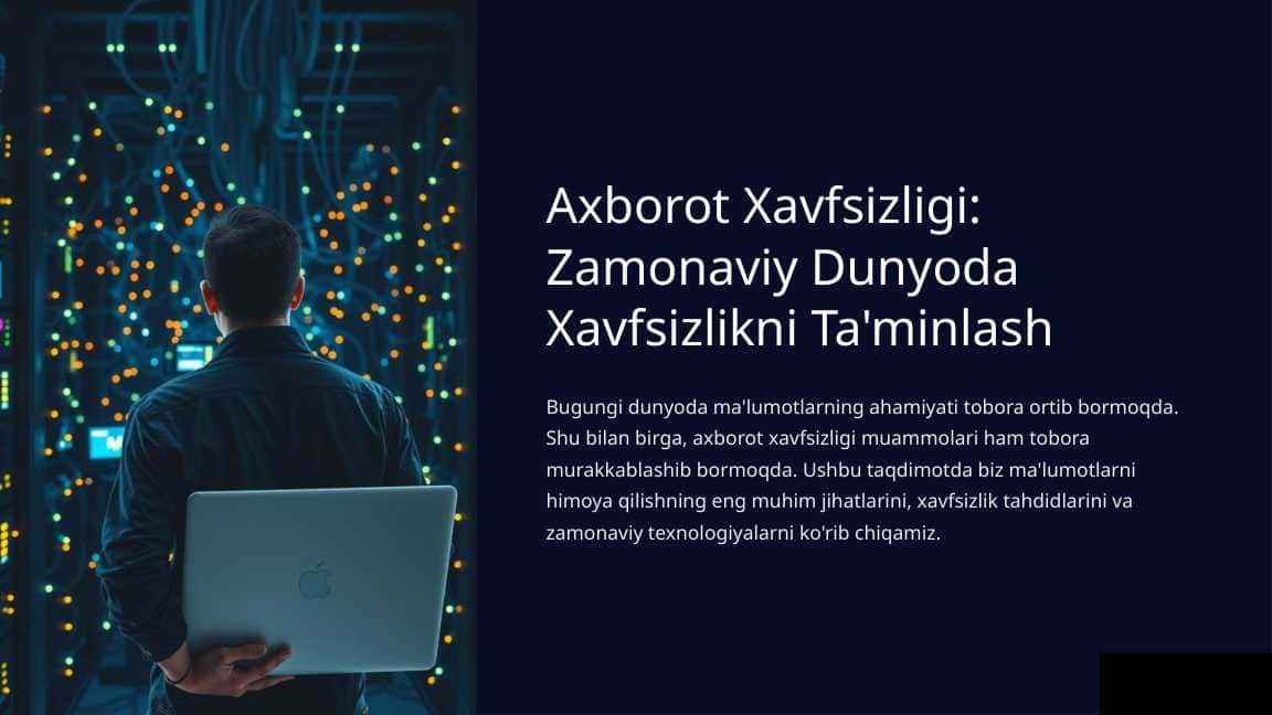 Axborot Xavfsizligi