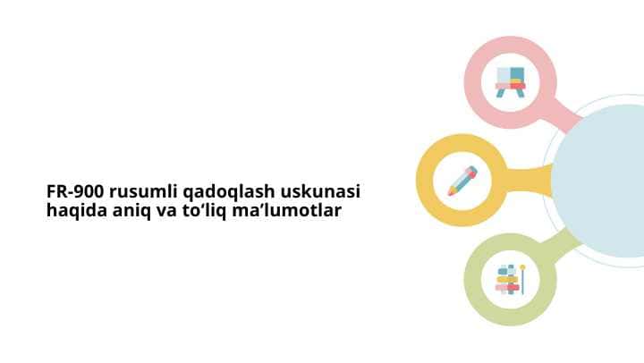 FR-900 rusumli qadoqlash uskunasi haqida aniq va toʻliq maʼlumotlar