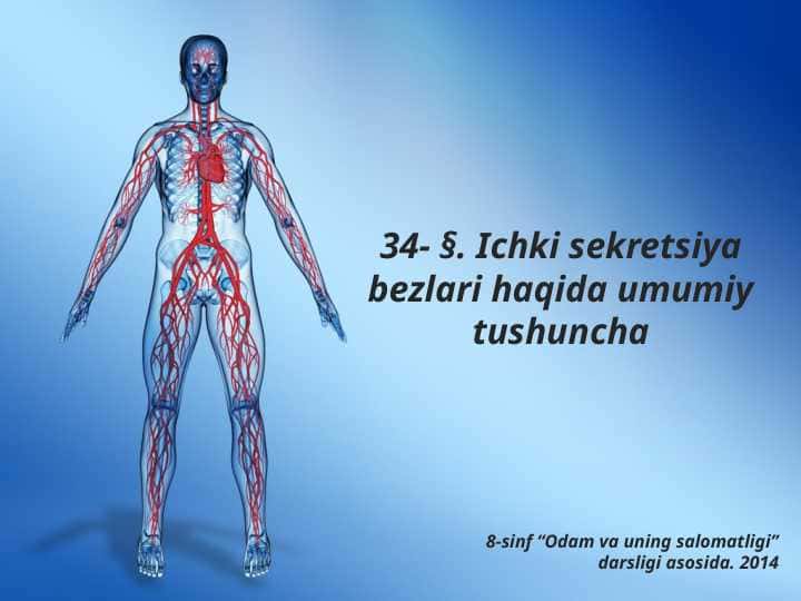 Ichki sekretsiya bezlari haqida umumiy tushuncha.