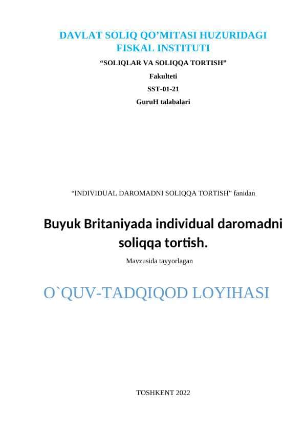 INDIVIDUAL DAROMADNI SOLIQQA TORTISH