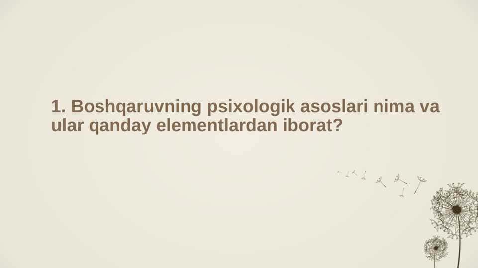 Tashkilotda konfliktlarning psixologik sabablarini tushuntiring