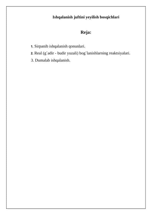 Ishqalanish juftini yeyilish bosqichlari