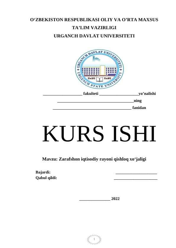 Zarafshon iqtisodiy rayoni qishloq xoʻjaligi