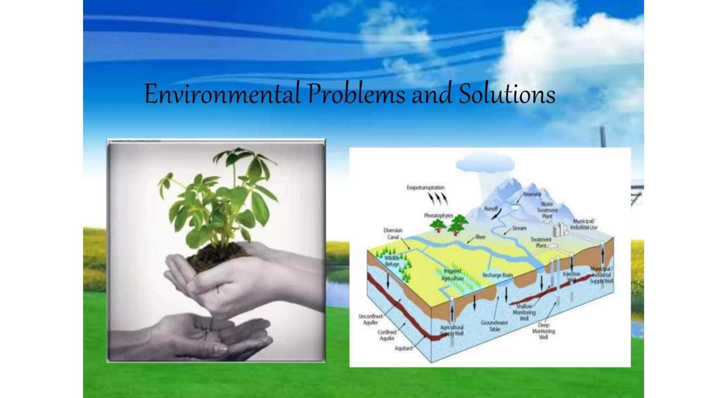 Environmentsl Problems and Solutions