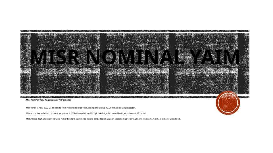 Misr nominal YaIM