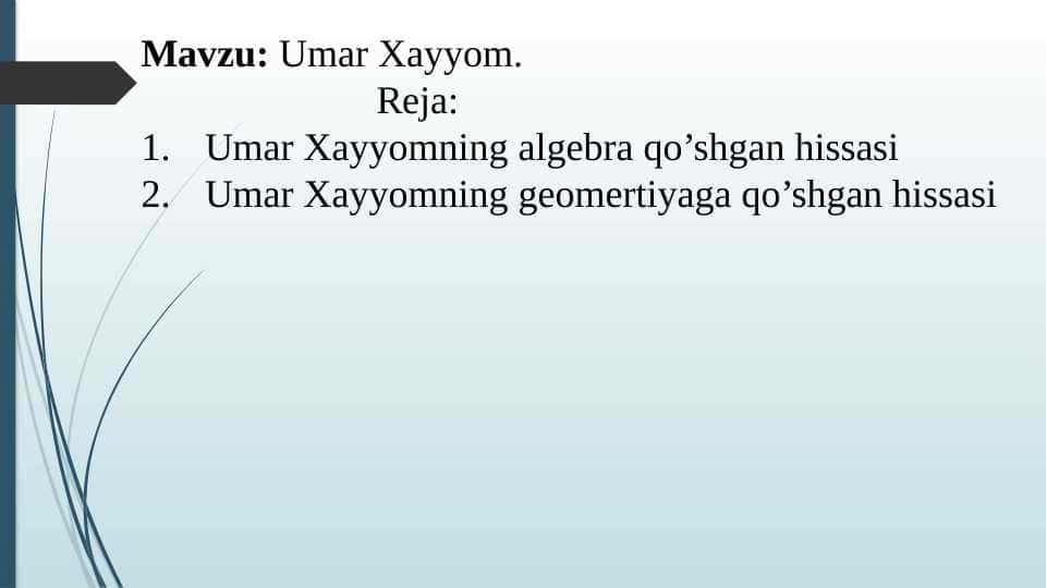 Umar Xayyom