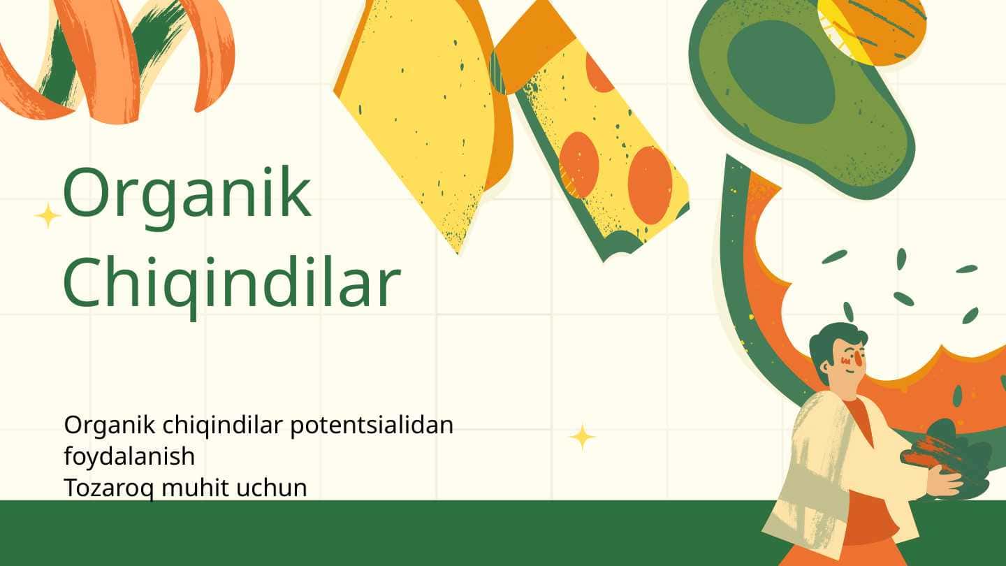Organik Chiqindilar
