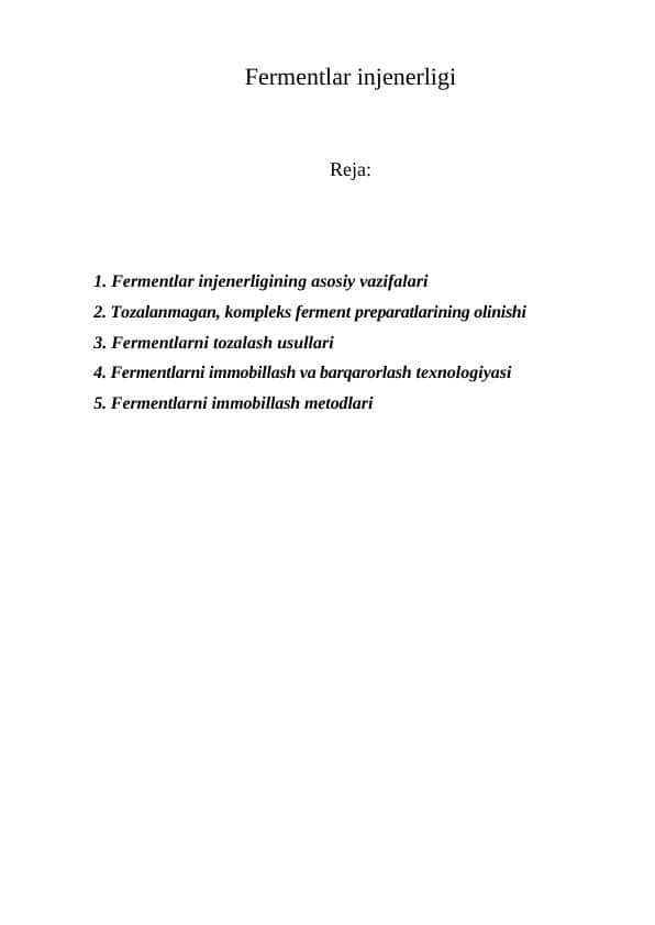 Fermentlar injenerligi