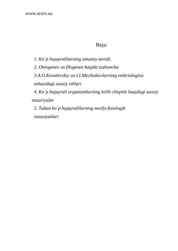Ko'p hujayralilar