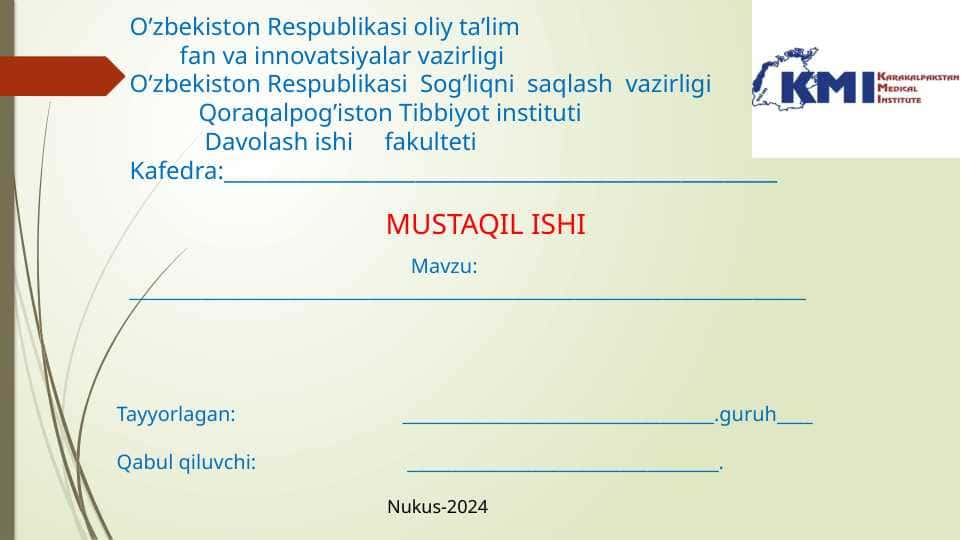 Kraun efirlari dori vositalari sifatida