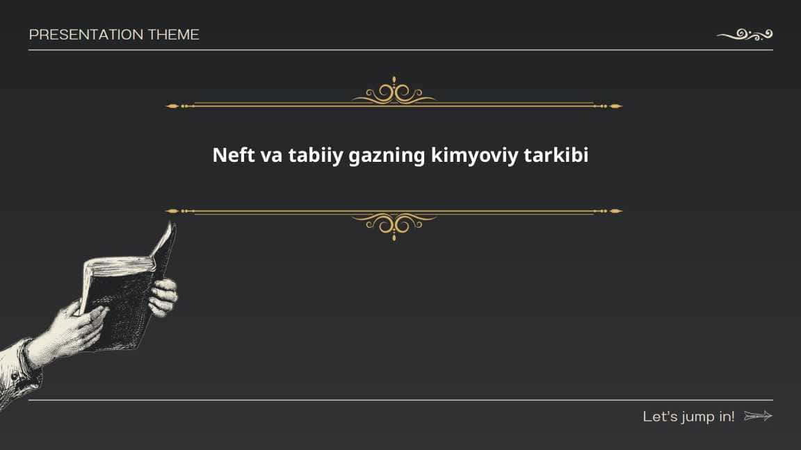 Neft va tabiiy gazning kimyoviy tarkibi