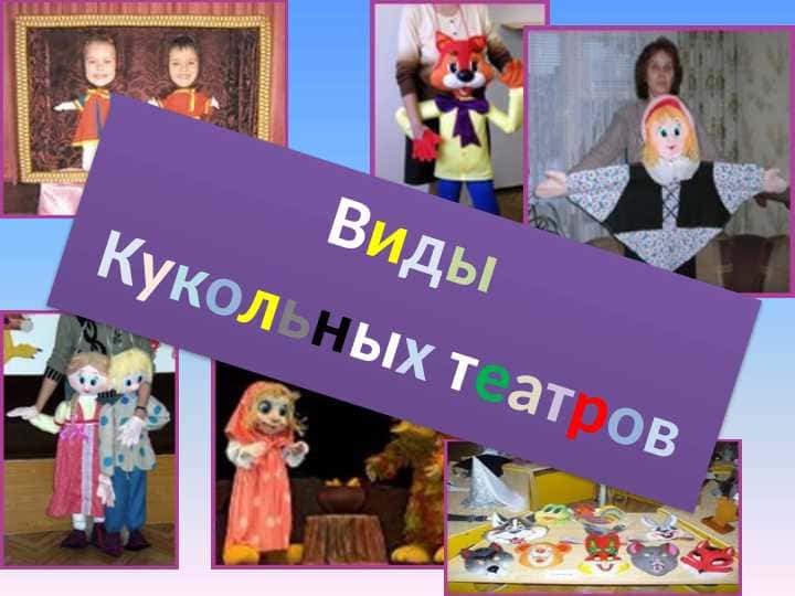 Виды Кукольных театров