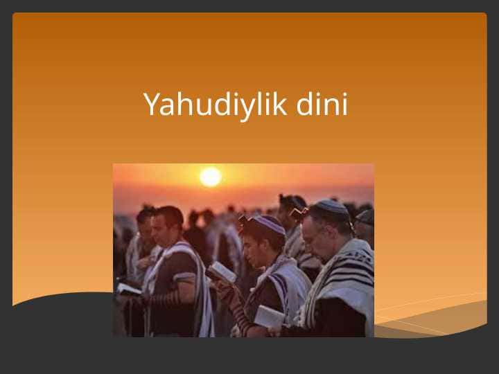 Yahudiylik dini