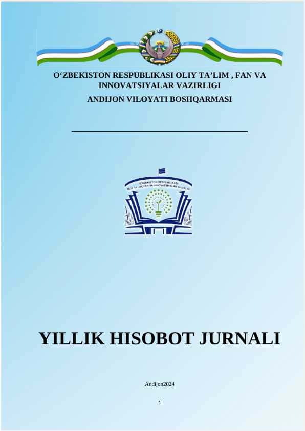 Hisobot jurnali yangi 2025