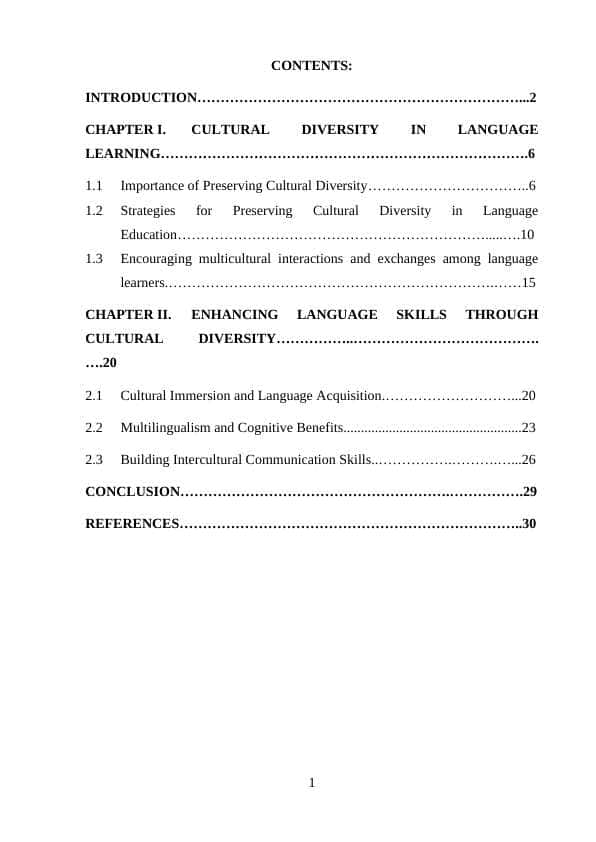 Preserving cultural diversity for improving language skills