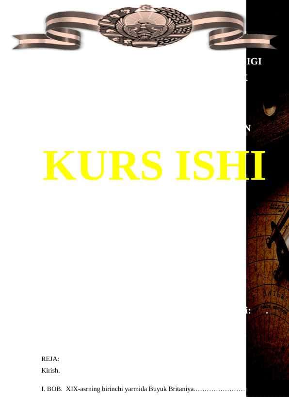 XVII – XIX –ASRLARDA ANGLIYA