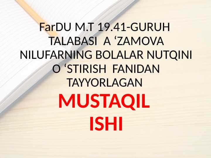 BOLALARGA RASIMGA QARAB HIKOYA TUZISHNI O’RGATISH.RASIM TURLARI.