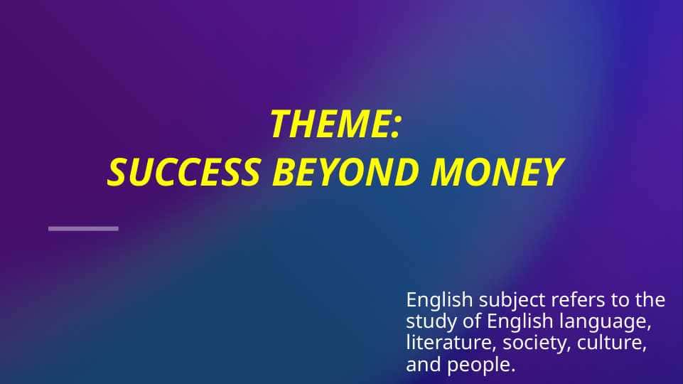 Independent work. English lesson
