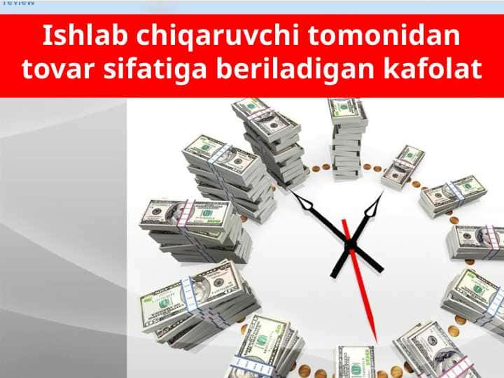 Ishlab chiqaruvchi korxonalar va tovar sifati