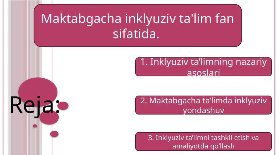 Maktabgacha inklyuziv ta'lim fan sifatida..pptx