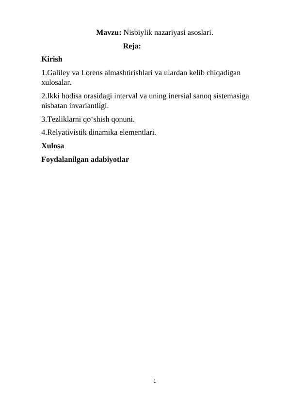 Nisbiylik nazariyasi asoslari m.docx