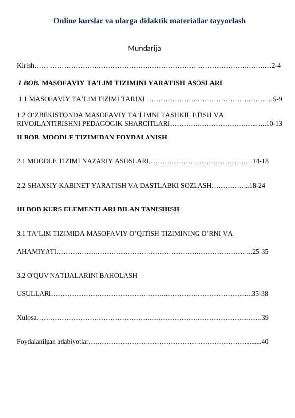 Online kurslar va ularga didaktik materiallar tayyorlash k.docx