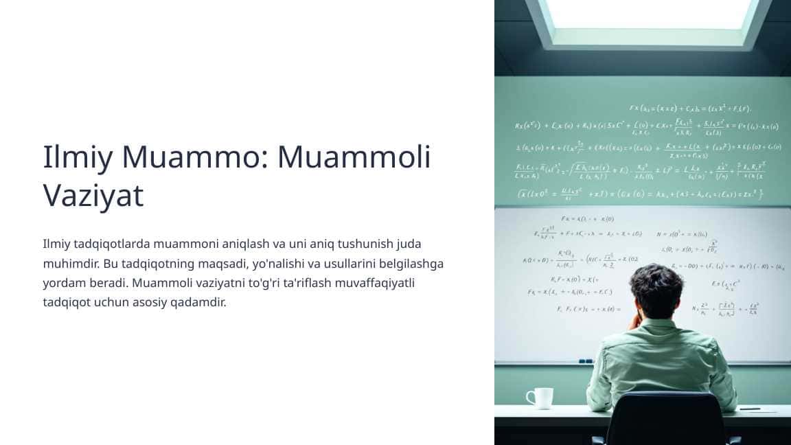 Ilmiy muammo. Muammoli vaziyat_8