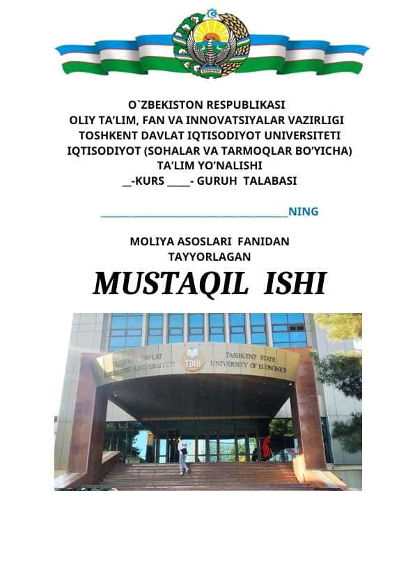 Pul oqimlari va kapital