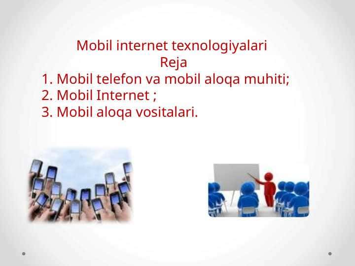 Mobil internet texnologiyalari