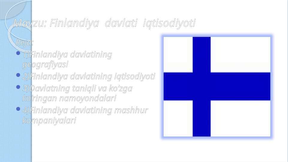 Finlandiya davlati iqtisodiyoti