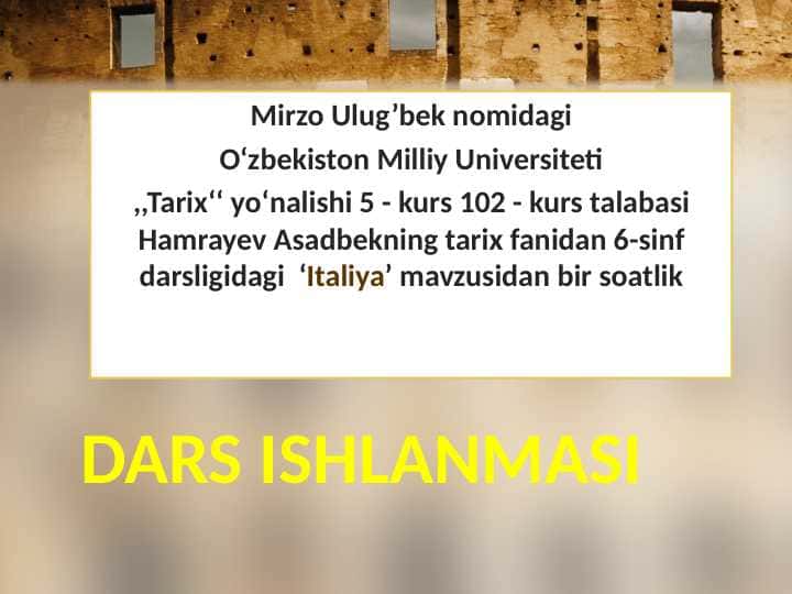 6-sinf tarix 57.Italiya.pptx