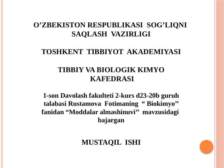 Moddalar almashinuvi