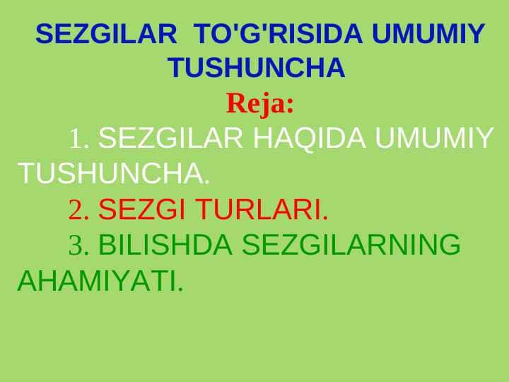 sezgilar