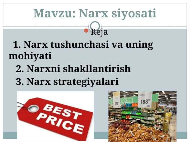 Narx siyosati