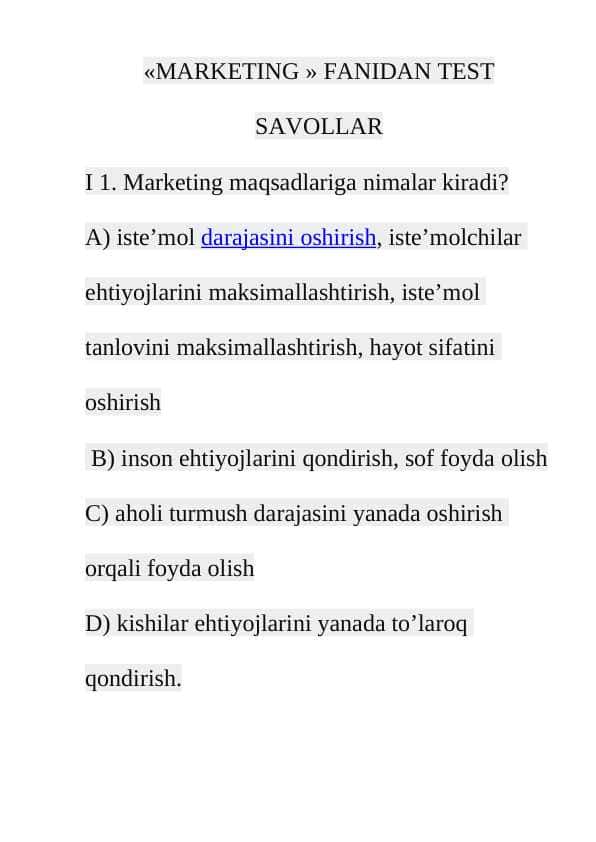 MARKETING FANIDAN TEST