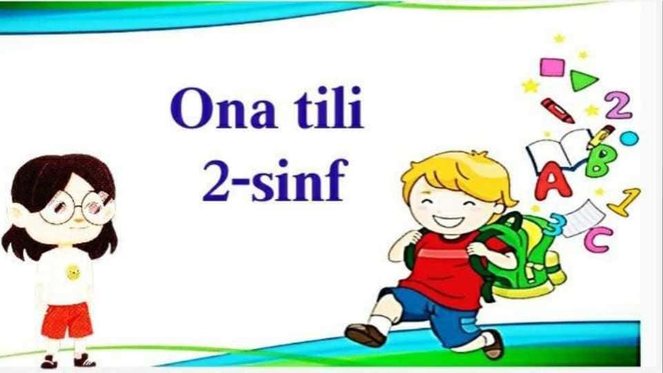 ona tili 2-sinf