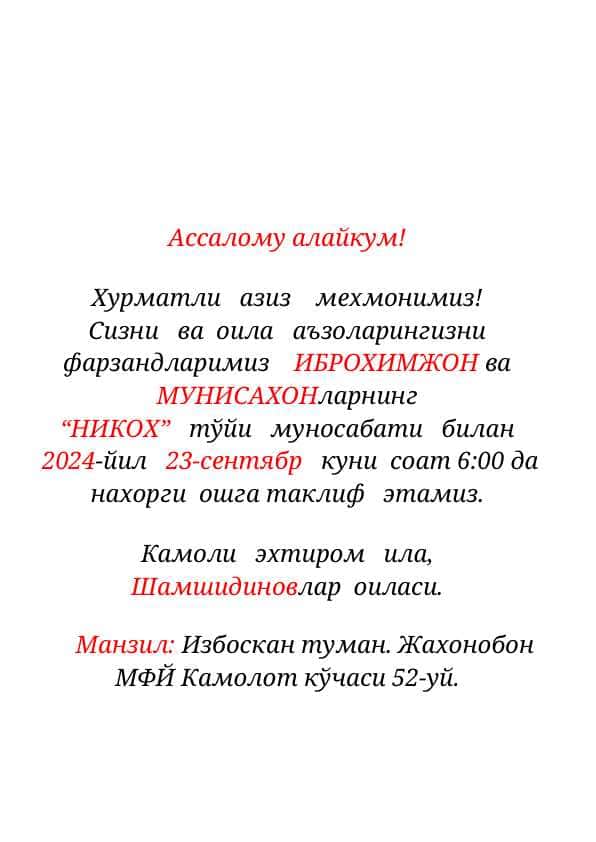 Taklifnoma