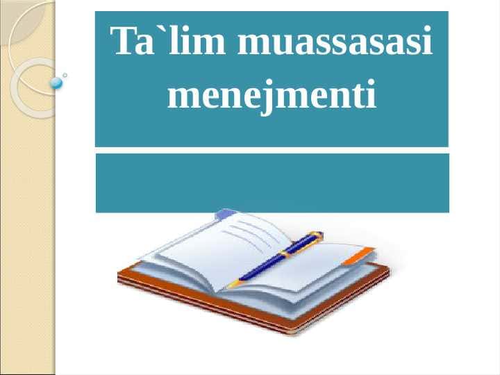 Ta`lim muassasasi menejmenti